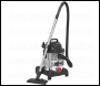 Sealey PC200SD Vacuum Cleaner Industrial Wet & Dry 20L 1250W/230V Stainless Drum