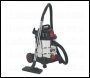 Sealey PC200SDAUTO Industrial Vacuum Cleaner Stainless Drum Auto Start 20L 1400W/230V