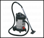 Sealey PC300SD Vacuum Cleaner Industrial 30L 1400W/230V Stainless Drum