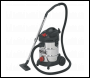 Sealey PC300SDAUTO Industrial Vacuum Cleaner Stainless Steel Drum Auto Start 30L 1400W/230V