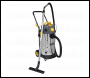 Sealey PC380M110V Vacuum Cleaner Industrial Dust-Free Wet/Dry 38L 1100W/110V Stainless Steel Drum M Class Filtration