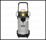 Sealey PC380M110V Vacuum Cleaner Industrial Dust-Free Wet/Dry 38L 1100W/110V Stainless Steel Drum M Class Filtration