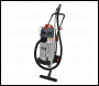 Sealey PC380M Vacuum Cleaner Industrial Dust-Free Wet/Dry 38L 1500W/230V Stainless Steel Drum M Class Filtration