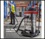 Sealey PC4100 100L Vacuum Cleaner Wet & Dry with Stainless Steel Drum 3000W/230V