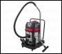 Sealey PC460 Vacuum Cleaner Wet & Dry 60L Stainless Steel Drum 2400W/230V