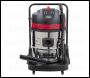 Sealey PC460 Vacuum Cleaner Wet & Dry 60L Stainless Steel Drum 2400W/230V