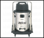 Sealey PC477 Vacuum Cleaner Industrial Wet & Dry 77L Stainless Steel Drum with Swivel Emptying 2400W