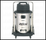 Sealey PC477 Industrial Vacuum Cleaner Wet & Dry Stainless Steel Drum with Swivel Emptying 77L 2400W