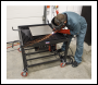 Sealey PCT2 Adjustable Height Plasma Cutting Table/Workbench with Castor Wheels