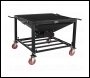 Sealey PCT2 Adjustable Height Plasma Cutting Table/Workbench with Castor Wheels