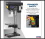 Sealey PDM125B Premier Bench Mounting Pillar Drill 16-Speed 370W/230V