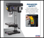 Sealey PDM155B Premier Bench Mounting Pillar Drill 16-Speed 370W 230V