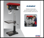 Sealey PDM260F Premier Floor Standing Pillar Drill 12-Speed 1100W/230V