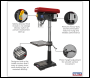 Sealey PDM260F Premier Floor Standing Pillar Drill 12-Speed 1100W/230V
