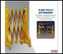 Sealey PFB2500 Plastic Folding Barrier 2500mm