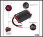 Sealey PI1100 Modified Sine Wave Power Inverter 1100W 12V