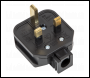 Sealey PL/13/3S Black 13A heavy-Duty Plug