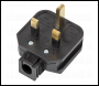 Sealey PL/13/3S Black 13A heavy-Duty Plug