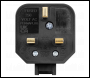 Sealey PL/13/3S 13A Heavy-Duty Plug - Black