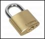 Sealey PL100 Brass Body Padlock 30mm