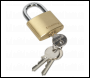 Sealey PL101 Brass Body Padlock 40mm