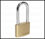 Sealey PL102L Brass Body Padlock Long Shackle 50mm