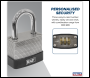 Sealey PL301C Steel Body Combination Padlock 40mm