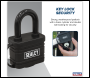 Sealey PL302W Steel Body Weatherproof Padlock 54mm