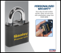 Sealey PL603 Premier™ Steel Body Combination Padlock 62mm