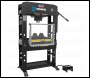 Sealey PPF100S Viking Floor Type Air/Hydraulic Press with Sliding Ram & Foot Pedal 100 Tonne