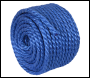 Sealey PR1030 10mm x 30m Polypropylene Split Film Twisted Rope, Blue
