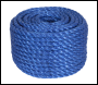 Sealey PR1030 10mm x 30m Polypropylene Split Film Twisted Rope, Blue