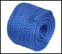Sealey PR830 8mm x 30m Polypropylene Split Film Twisted Rope, Blue
