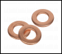 Sealey PS/000450 Stud Welding Washer 8 x 16 x 1.5mm - Pack of 50