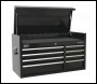 Sealey PTB104008 Topchest 8 Drawer 1040mm Extra-Wide Heavy-Duty Black