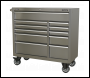 Sealey PTB105511SS Rollcab 11 Drawer 1055mm Extra-Wide Stainless Steel Heavy-Duty