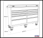 Sealey PTB143011 Premier™ Heavy-Duty Extra-Wide Rollcab 11 Drawer 1430mm - Black