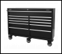 Sealey PTB143011 Premier™ Heavy-Duty Extra-Wide Rollcab 11 Drawer 1430mm - Black