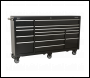 Sealey PTB183015 Rollcab 15 Drawer 1845mm Extra-Wide Heavy-Duty Black