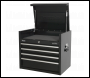 Sealey PTB66004 Topchest 4 Drawer 660mm Heavy-Duty Black