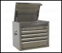 Sealey PTB66004SS Topchest 4 Drawer 675mm Stainless Steel Heavy-Duty