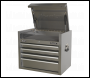 Sealey PTB66004SS Premier™ Heavy-Duty Topchest 4 Drawer 675mm - Stainless Steel