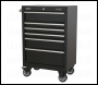 Sealey PTB67506 Premier™ Heavy-Duty Rollcab 6 Drawer 675mm - Black