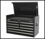 Sealey PTB91508 Premier™ Heavy-Duty Topchest 915mm 8 Drawer - Black