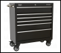 Sealey PTB93006 Rollcab 6 Drawer 930mm Heavy-Duty Black