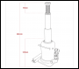 Sealey PTBJ12S Viking Telescopic Bottle Jack 12 Tonne