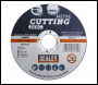 Sealey PTC/115CET Cutting Disc Ø115 x 1.2mm Ø22mm Bore