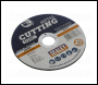 Sealey PTC/125C Cutting Disc Ø125 x 3mm Ø22mm Bore