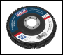 Sealey PTC/CW115DB 115 x 13mm Black Polycarbide Abrasive Strip Disc 22mm Bore - Display Box of 10