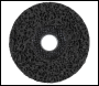 Sealey PTC/CW115DB 115 x 13mm Black Polycarbide Abrasive Strip Disc 22mm Bore - Display Box of 10